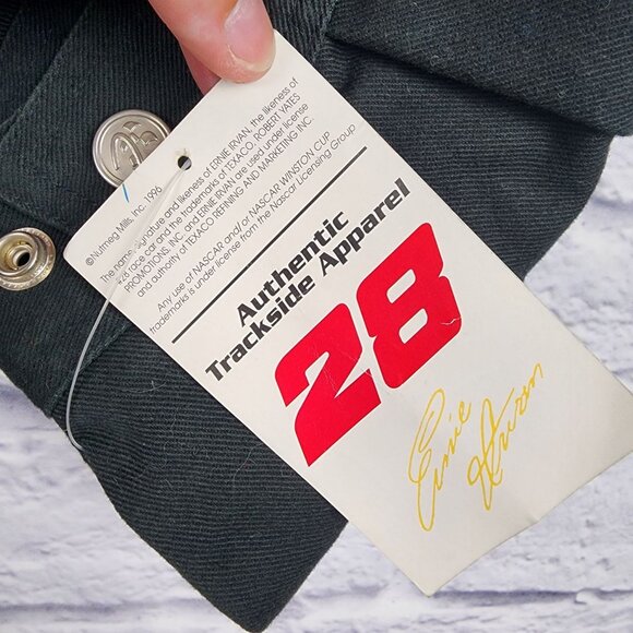 Chase Authentics NASCAR Earnie Irvan #28 RYR Racing Full Zip Black Medium Jacket - Picture 15 of 16